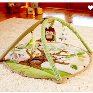 Pottery Barn SkipHop infant activity mat - Woodland theme with extra toys!